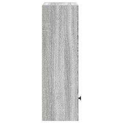 vidaXL Bookcase Grey Sonoma 31x24x77 cm Engineered Wood 6