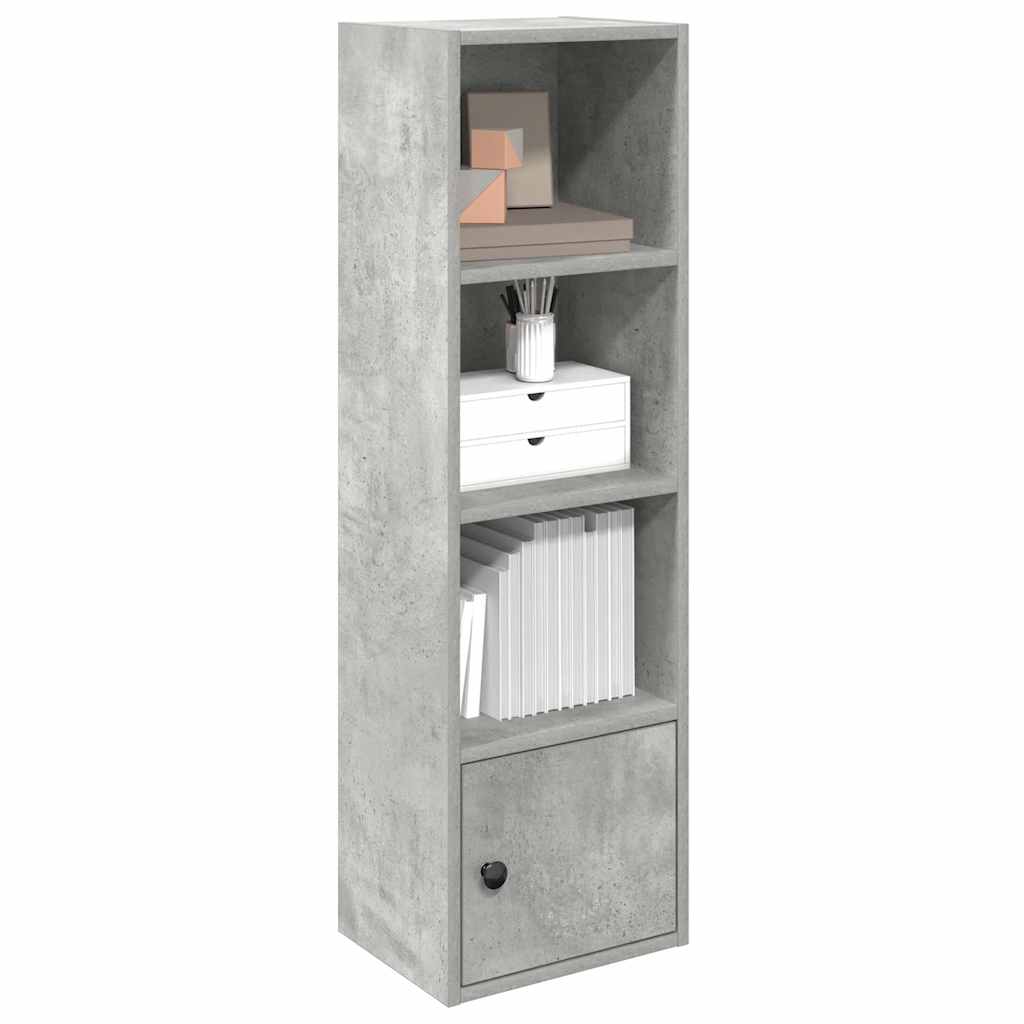 vidaXL Bookcase Concrete Grey 31x24x102 cm Engineered Wood 1