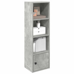 vidaXL Bookcase Concrete Grey 31x24x102 cm Engineered Wood 1