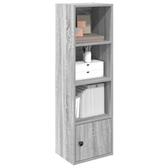 vidaXL Bookcase Grey Sonoma 31x24x102 cm Engineered Wood 1