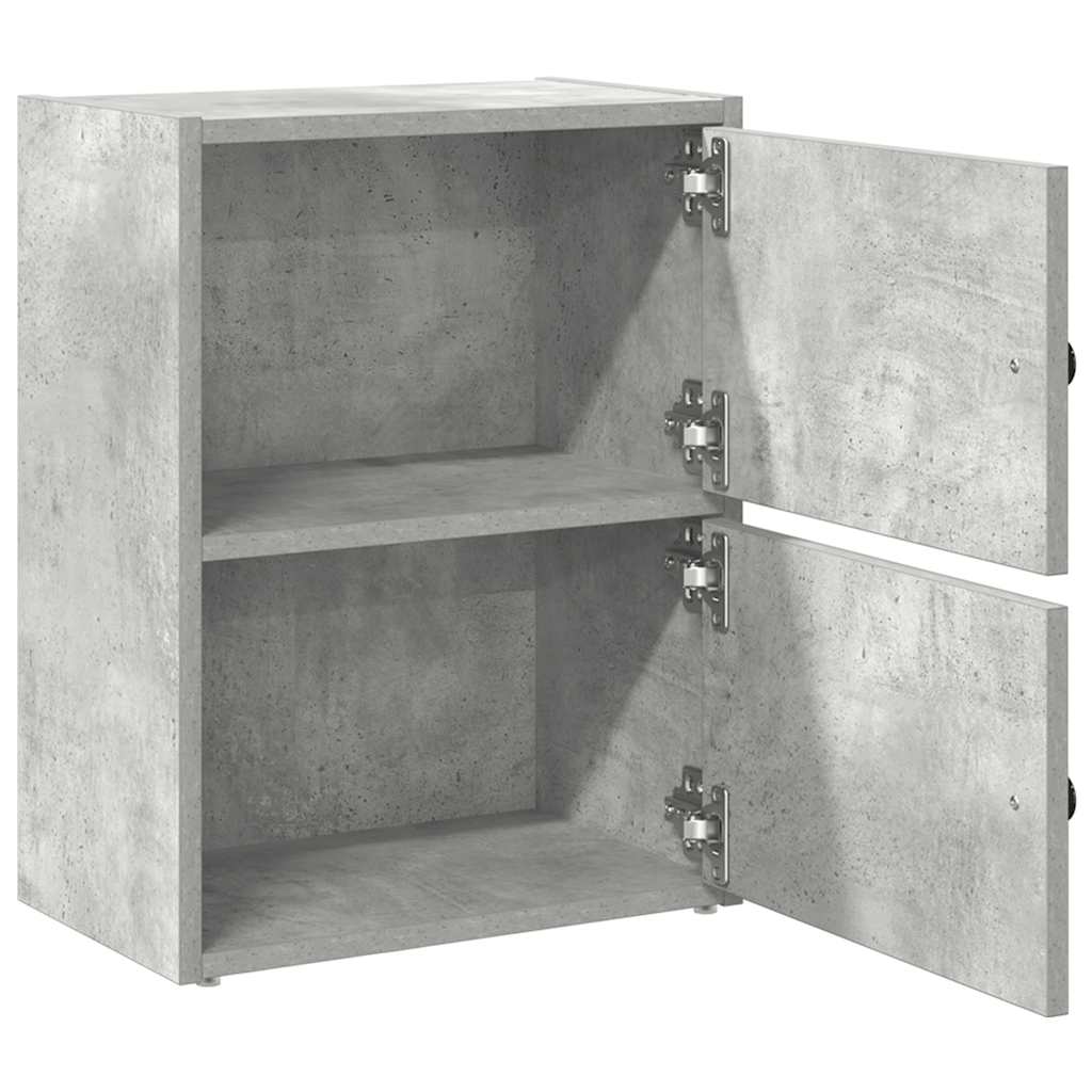 vidaXL Bookcase Concrete Grey 40x24x52 cm Engineered Wood 5