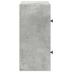 vidaXL Bookcase Concrete Grey 40x24x52 cm Engineered Wood 6