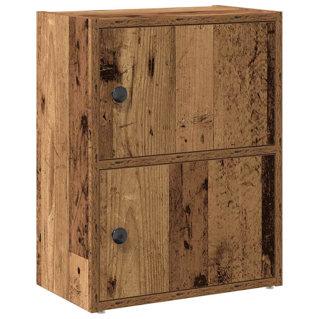 vidaXL Bookcase Old Wood 40x24x52 cm Engineered Wood 2