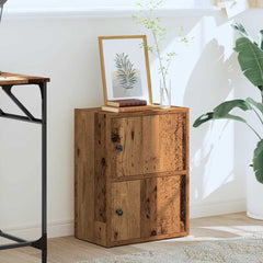 vidaXL Bookcase Old Wood 40x24x52 cm Engineered Wood 3
