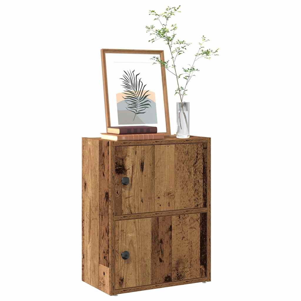 vidaXL Bookcase Old Wood 40x24x52 cm Engineered Wood 1