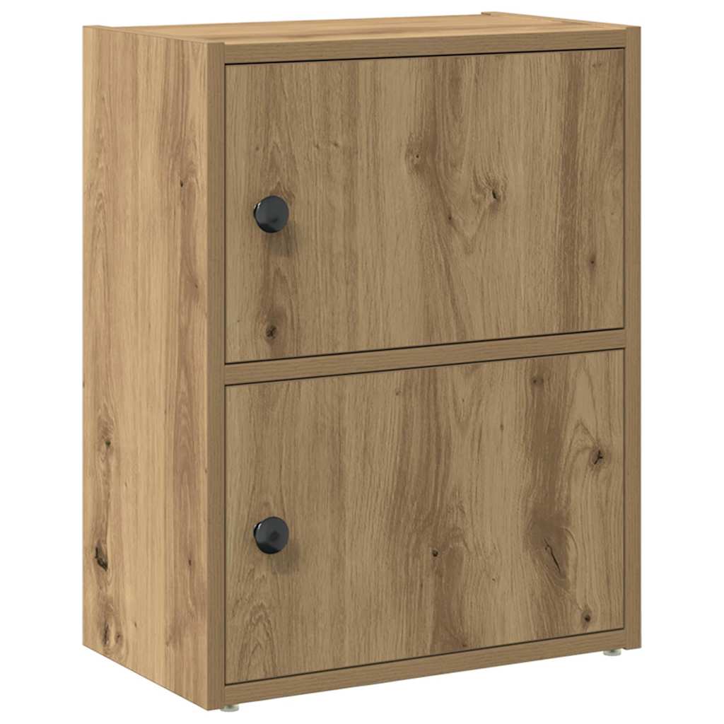 vidaXL Bookcase Artisan Oak 40x24x52 cm Engineered Wood 2