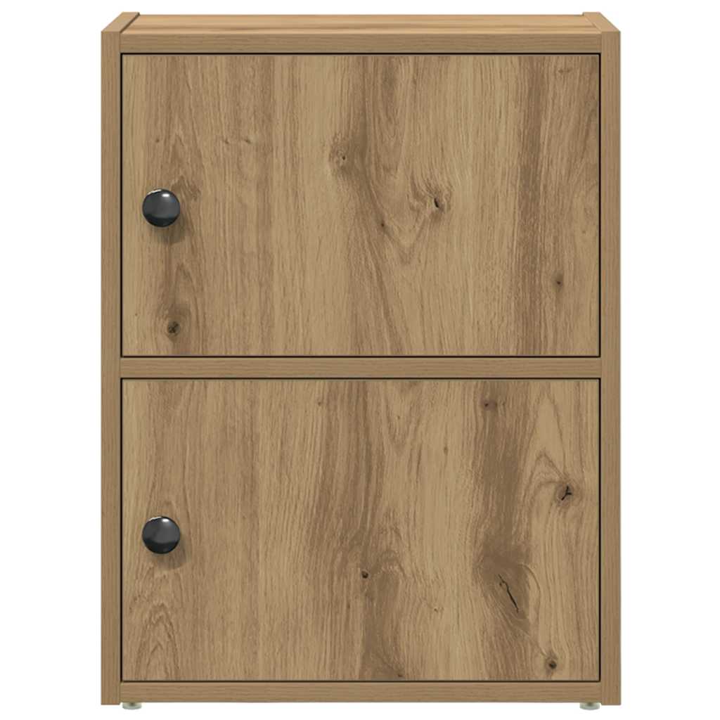 vidaXL Bookcase Artisan Oak 40x24x52 cm Engineered Wood 4