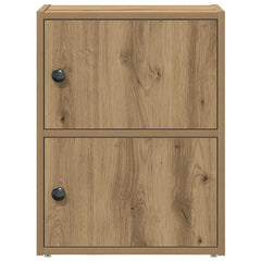 vidaXL Bookcase Artisan Oak 40x24x52 cm Engineered Wood 4