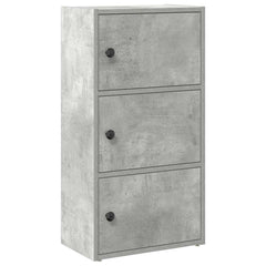 vidaXL Bookcase Concrete Grey 40x24x77 cm Engineered Wood 2