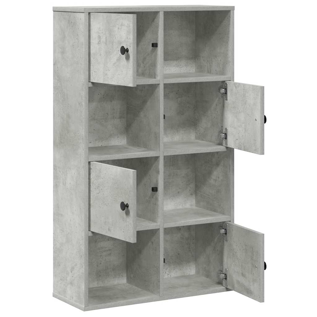 vidaXL Bookcase Concrete Grey 60x24x101.5 cm Engineered Wood 5