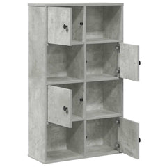 vidaXL Bookcase Concrete Grey 60x24x101.5 cm Engineered Wood 5
