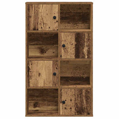 vidaXL Bookcase Old Wood 60x24x101.5 cm Engineered Wood 4