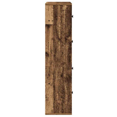 vidaXL Bookcase Old Wood 60x24x101.5 cm Engineered Wood 6