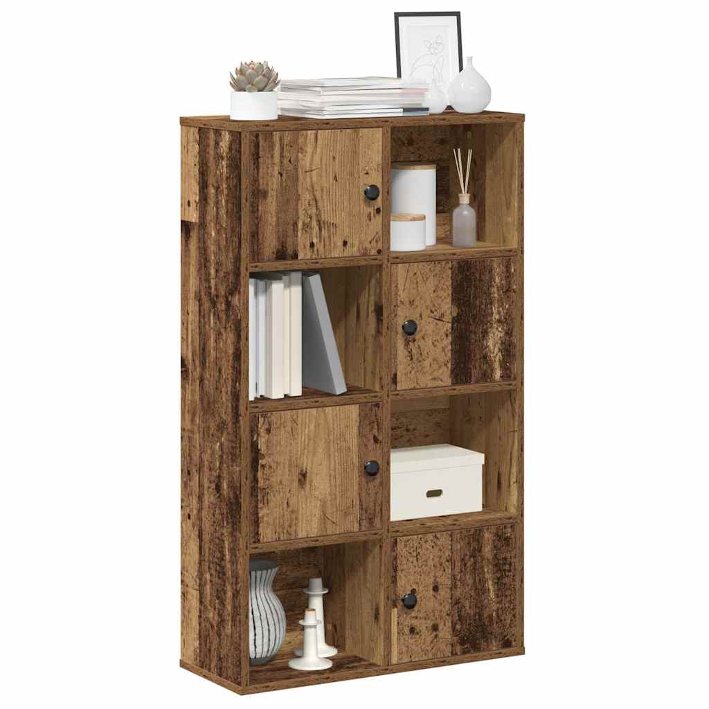 vidaXL Bookcase Old Wood 60x24x101.5 cm Engineered Wood 1