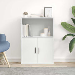 vidaXL Bookcase White 60x24x85 cm Engineered Wood 3
