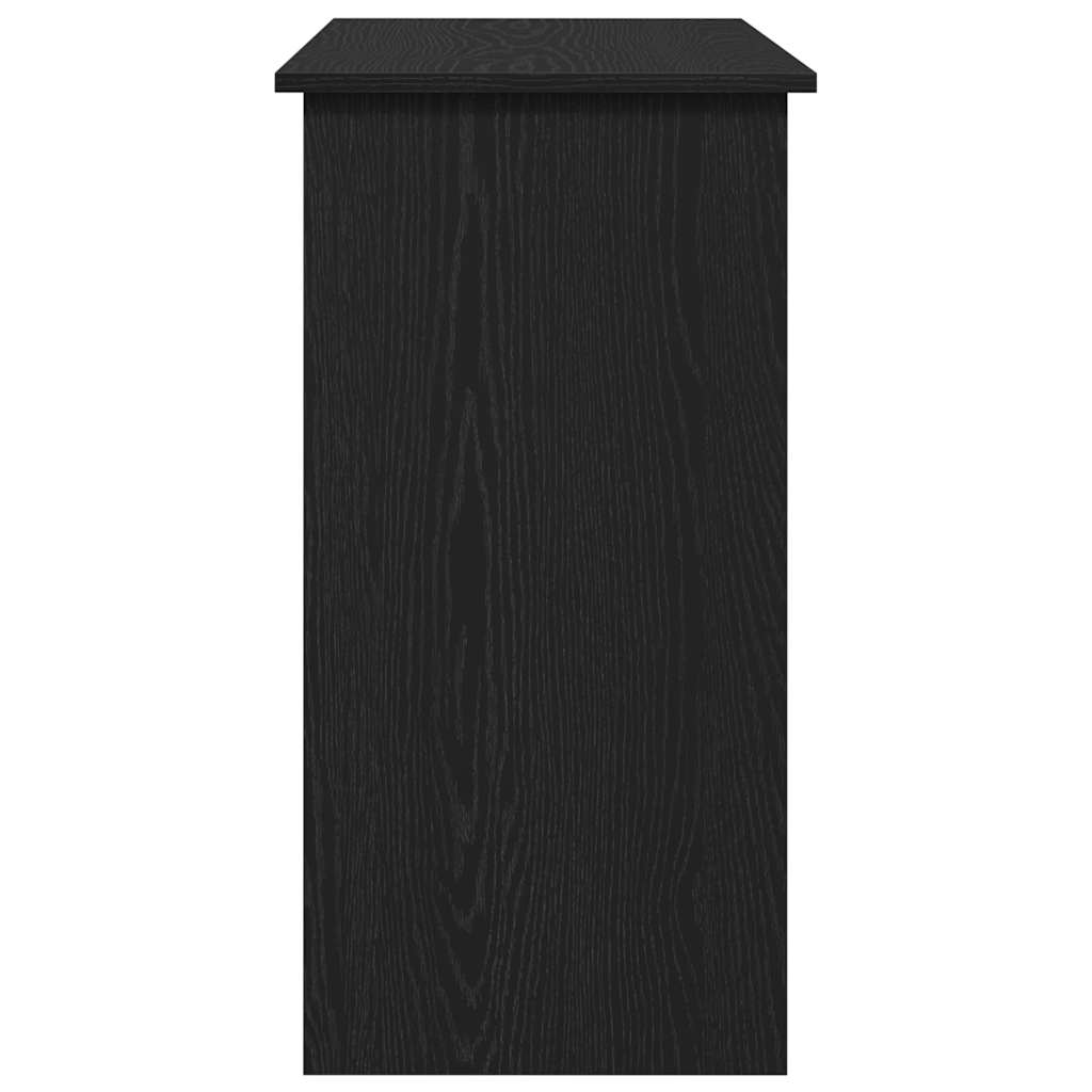 vidaXL Desk Black 80x40x75 cm Engineered Wood 5
