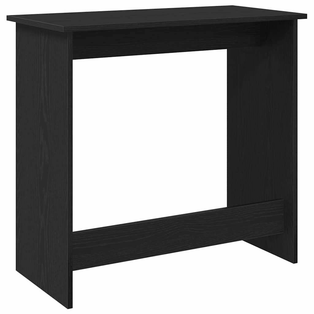 vidaXL Desk Black 80x40x75 cm Engineered Wood 6