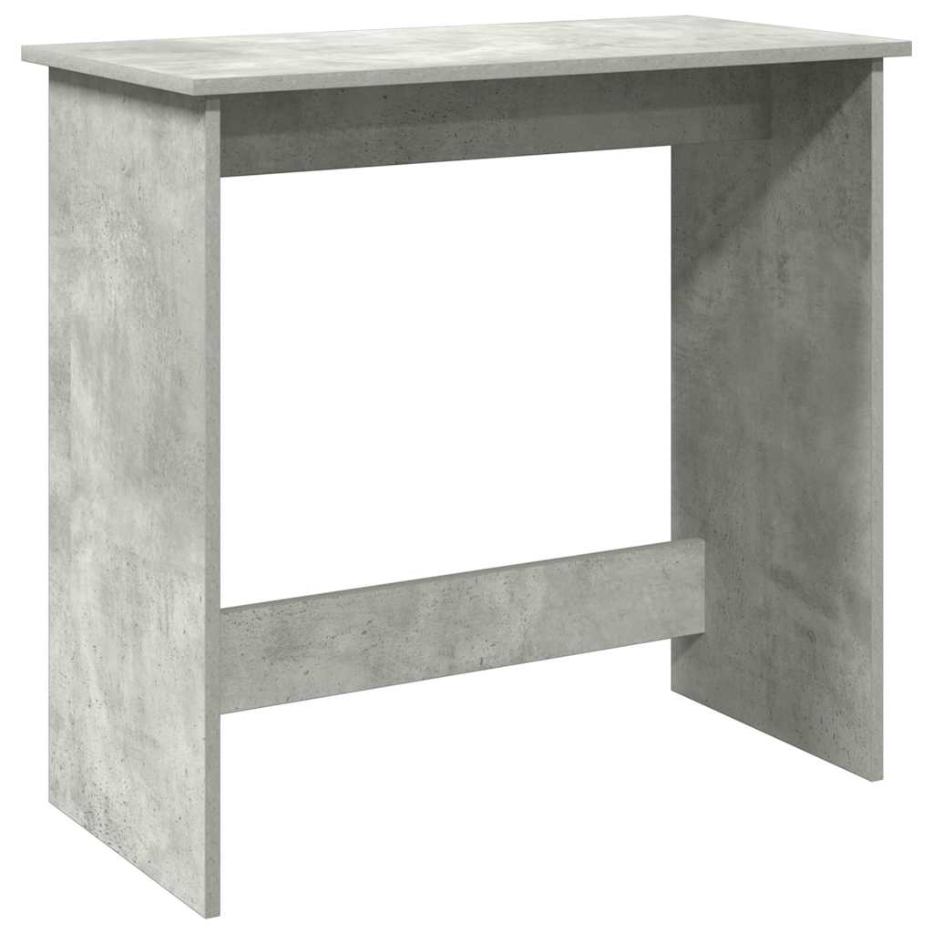vidaXL Desk Concrete Grey 80x40x75 cm Engineered Wood 2