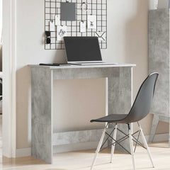 vidaXL Desk Concrete Grey 80x40x75 cm Engineered Wood 3