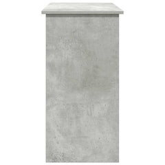 vidaXL Desk Concrete Grey 80x40x75 cm Engineered Wood 5