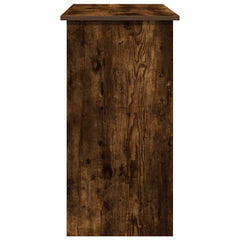 vidaXL Desk Smoked Oak 80x40x75 cm Engineered Wood 5