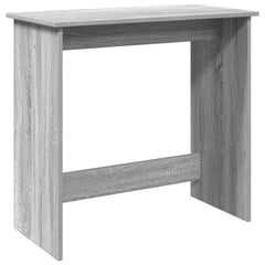 vidaXL Desk Grey Sonoma 80x40x75 cm Engineered Wood 2