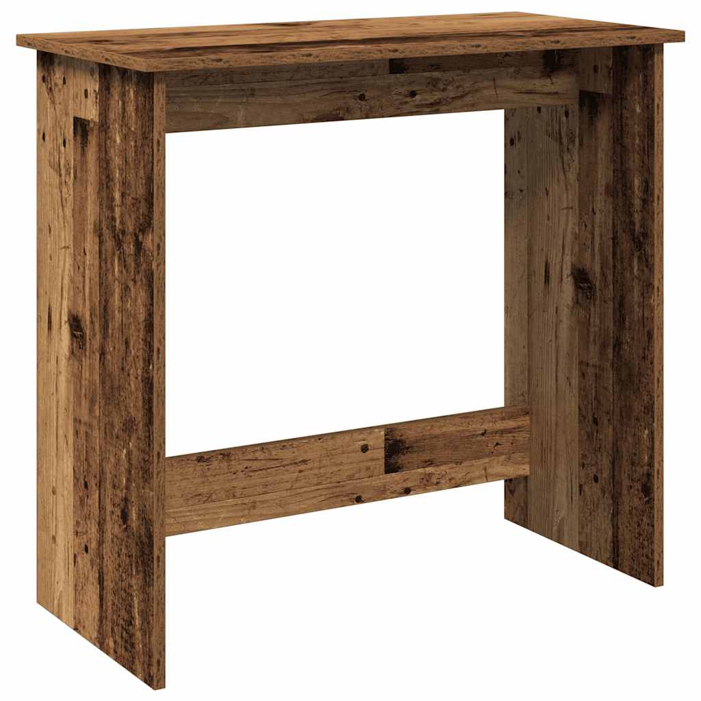 vidaXL Desk Old Wood 80x40x75 cm Engineered Wood 2