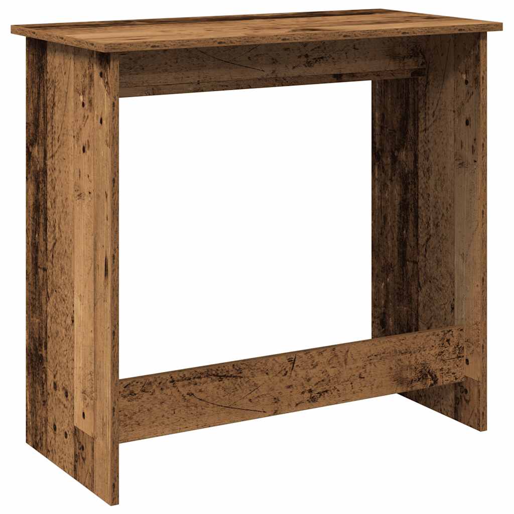 vidaXL Desk Old Wood 80x40x75 cm Engineered Wood 6