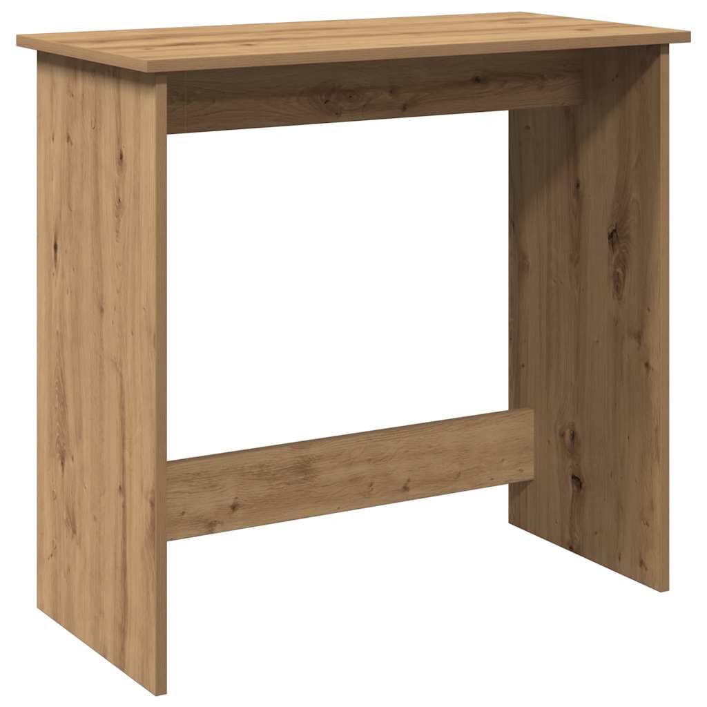 vidaXL Desk Artisan Oak 80x40x75 cm Engineered Wood 2