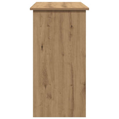 vidaXL Desk Artisan Oak 80x40x75 cm Engineered Wood 5