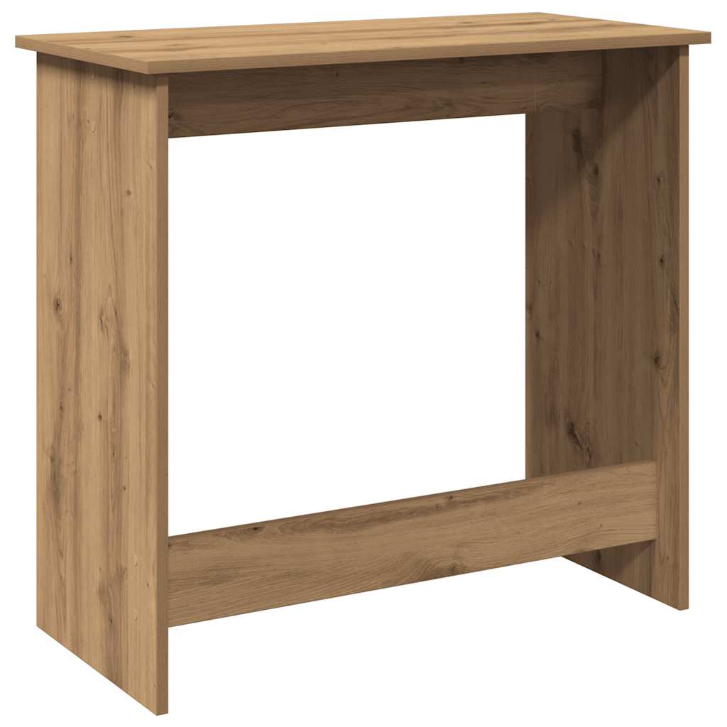 vidaXL Desk Artisan Oak 80x40x75 cm Engineered Wood 6