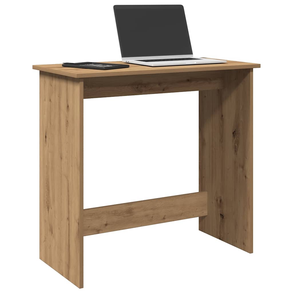 vidaXL Desk Artisan Oak 80x40x75 cm Engineered Wood 1