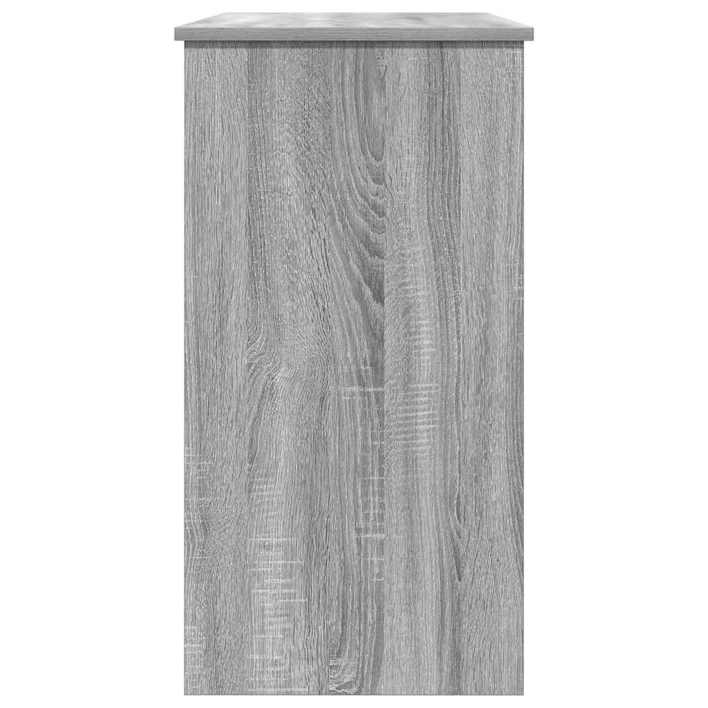 vidaXL Desk Grey Sonoma 80x40x75 cm Engineered Wood 6