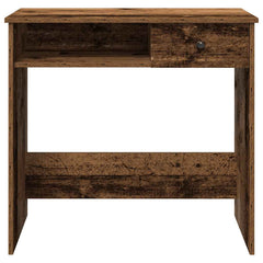 vidaXL Desk Old Wood 80x40x75 cm Engineered Wood 4