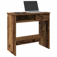 vidaXL Desk Old Wood 80x40x75 cm Engineered Wood 1