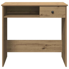 vidaXL Desk Artisan Oak 80x40x75 cm Engineered Wood 4