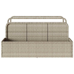 Poolside Float Storage Light Grey Poly Rattan, image 5