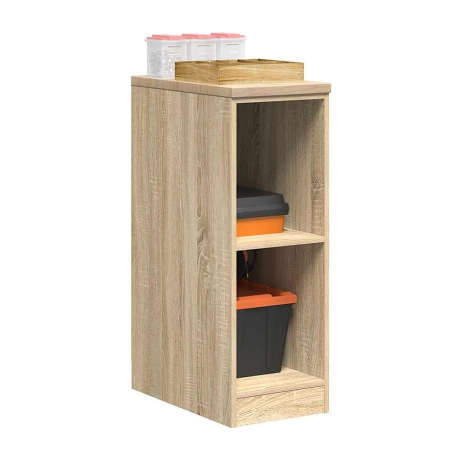 Garage Storage Cabinet Sonoma Oak Solid Wood Pine