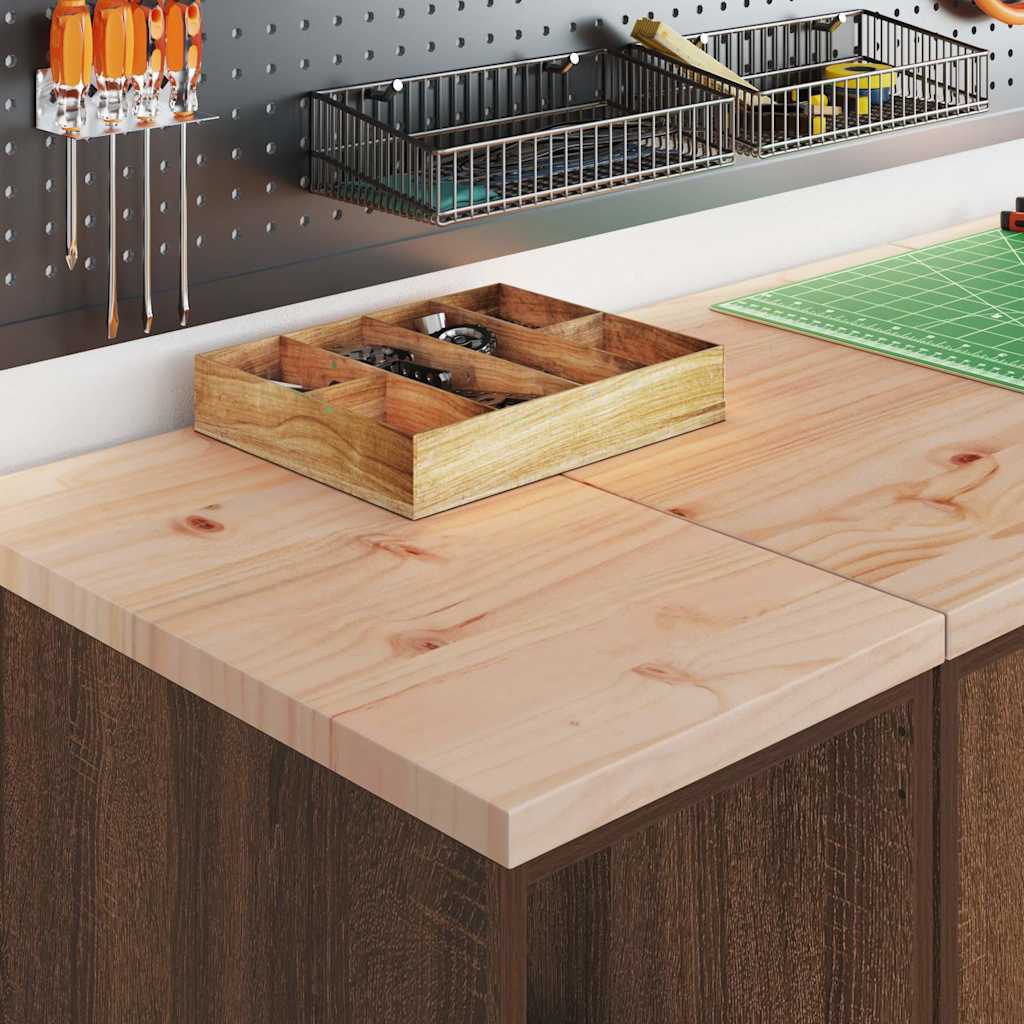 vidaXL Garage Storage Cabinet Brown Oak 30x51x85 cm Solid Wood Pine 4