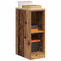 vidaXL Garage Storage Cabinet Old Wood 30x51x85 cm Solid Wood Pine 1
