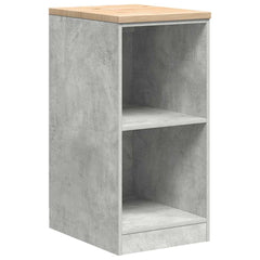 vidaXL Garage Storage Cabinet Concrete Grey 40x51x85 cm Solid Wood Pine 2