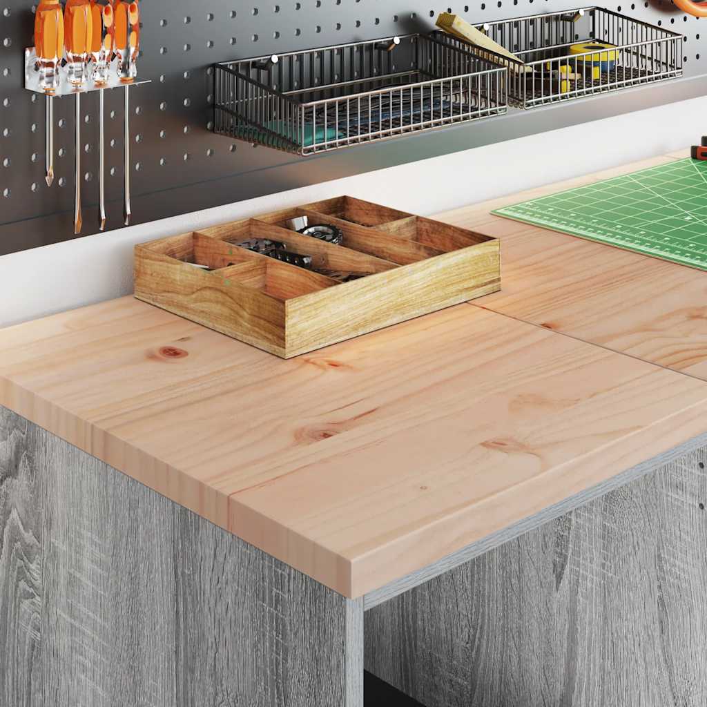 vidaXL Garage Storage Cabinet Grey Sonoma 40x51x85 cm Solid Wood Pine 4