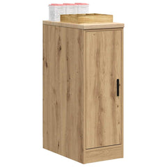 vidaXL Garage Storage Cabinet Artisan Oak 30x51x85 cm Solid Wood Pine 4