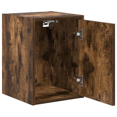 vidaXL Garage Wall Cabinets 2 pcs Smoked Oak Engineered Wood 5