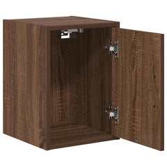 vidaXL Garage Wall Cabinets 2 pcs Brown Oak Engineered Wood 5