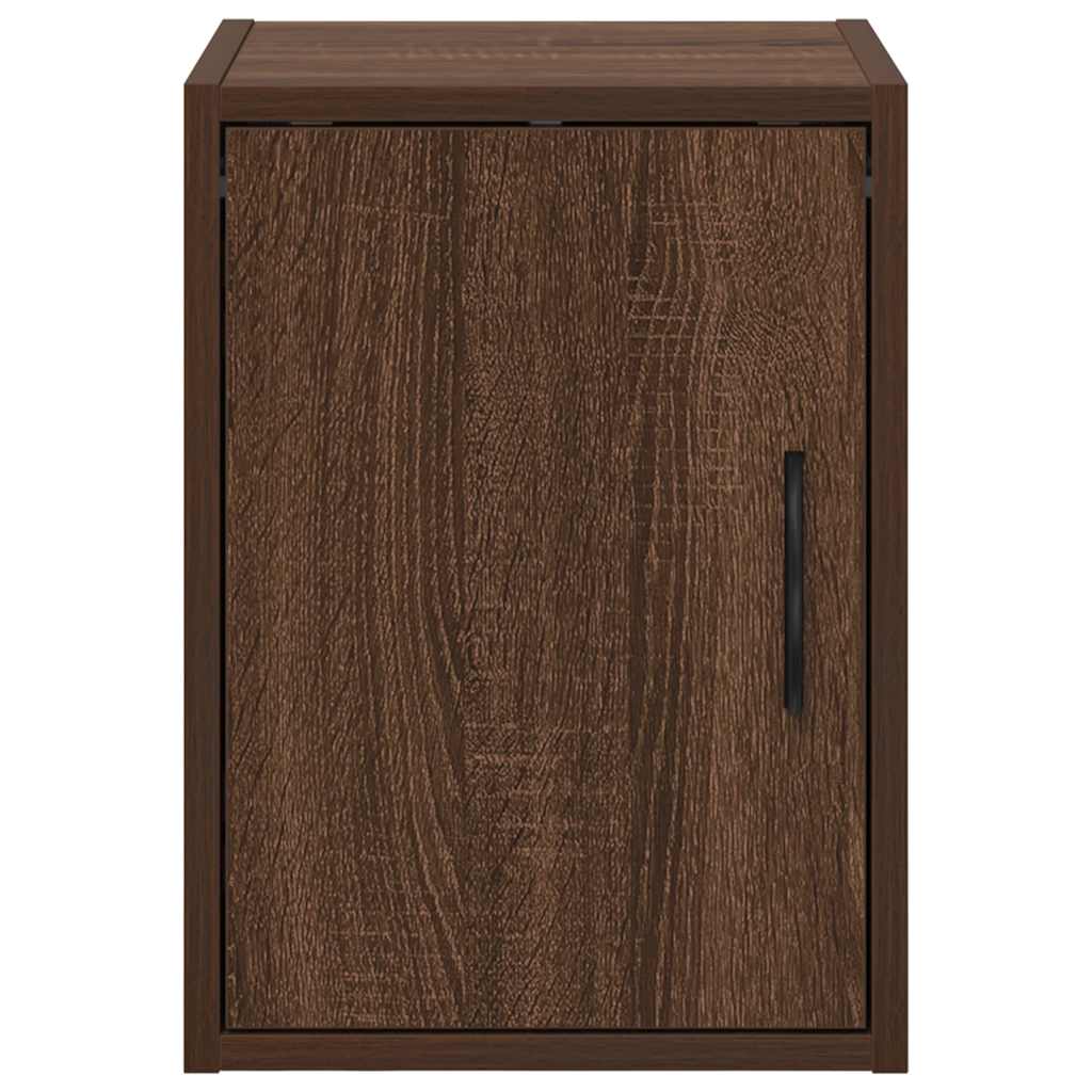 vidaXL Garage Wall Cabinets 2 pcs Brown Oak Engineered Wood 6