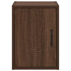 vidaXL Garage Wall Cabinets 2 pcs Brown Oak Engineered Wood 6
