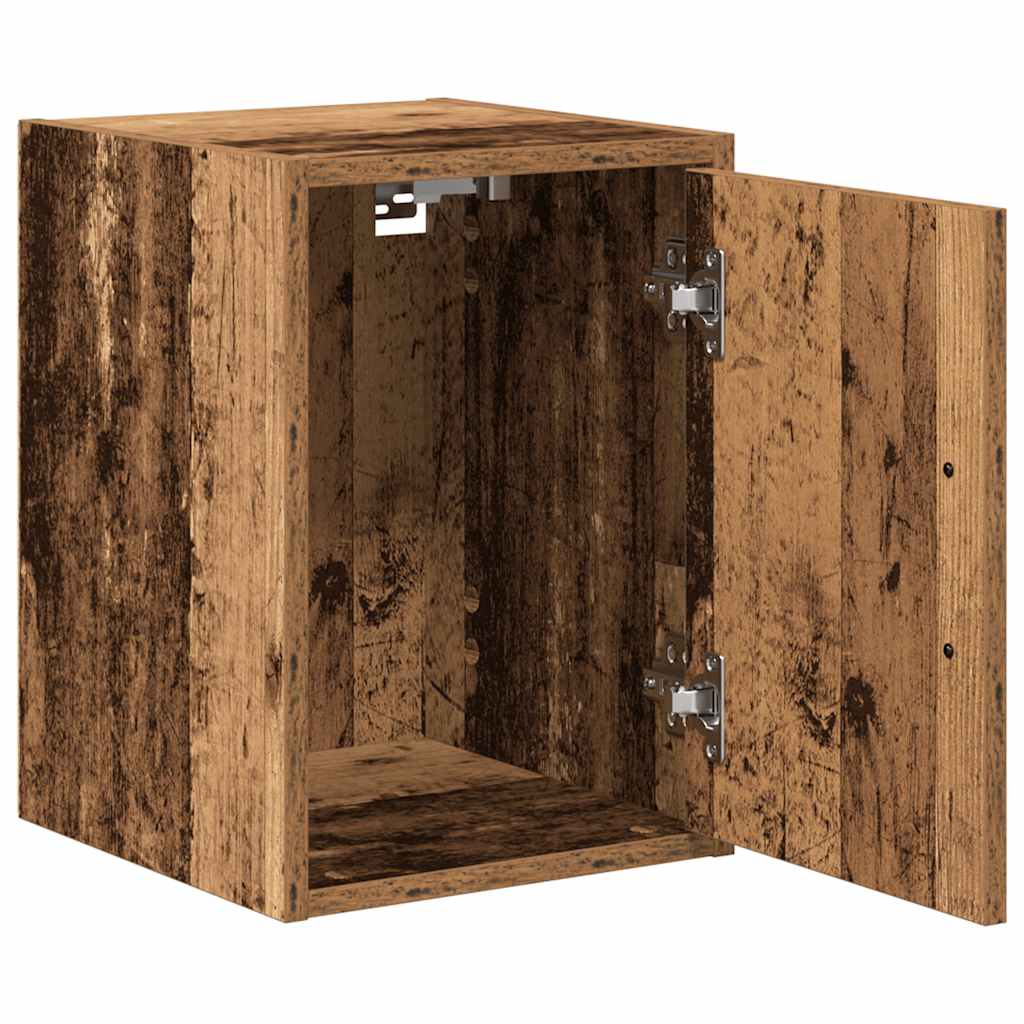 vidaXL Garage Wall Cabinets 2 pcs Old Wood Engineered Wood 5