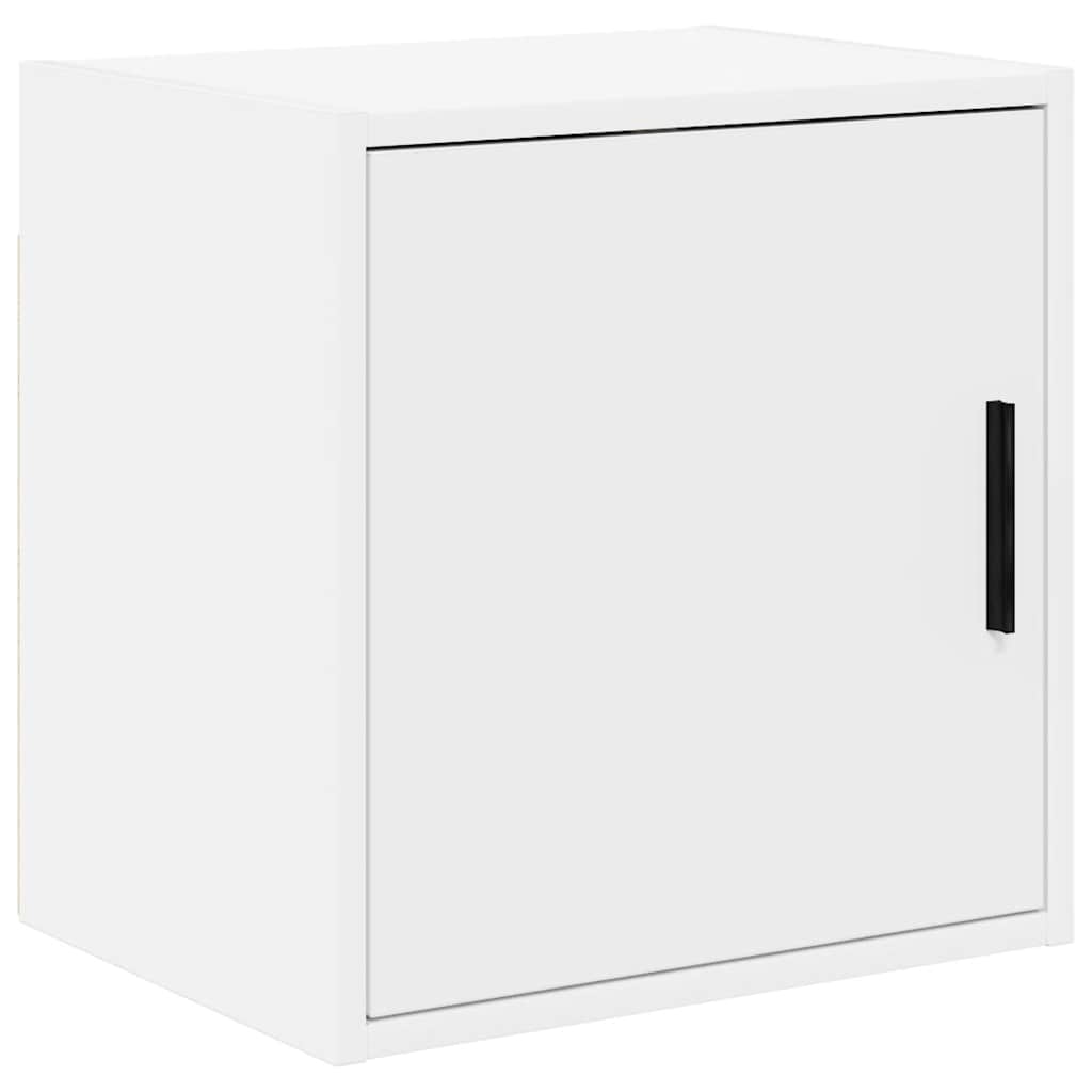 vidaXL Garage Wall Cabinet White Engineered Wood 1