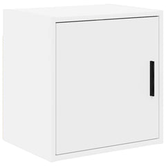 vidaXL Garage Wall Cabinet White Engineered Wood 1